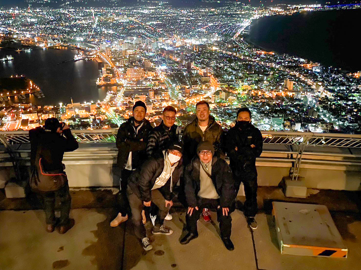 函館社員旅行・函館山展望台